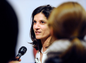 Rep. Sara Gideon, D-Freeport, told the media after the meeting that she was proud of the people who came to Tuesday night's meeting and opposed the governor’s positions.