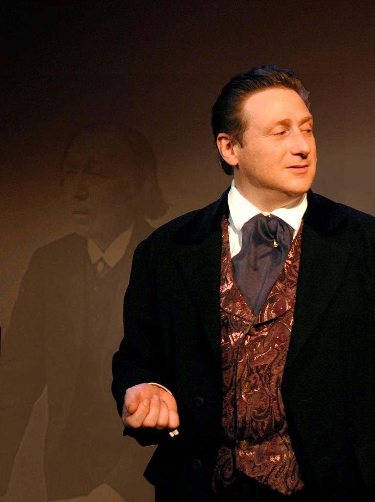 Mark Honan stars as Sir William Topaz McGonagall, a justifiably maligned 19th-century poet, in the Portland Stage Company’s “The Real McGonagall.”