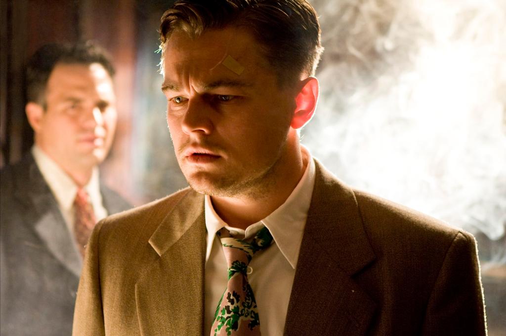 Leonardo DiCaprio and Mark Ruffalo, rear, in the Martin Scorsese thriller “Shutter Island.”