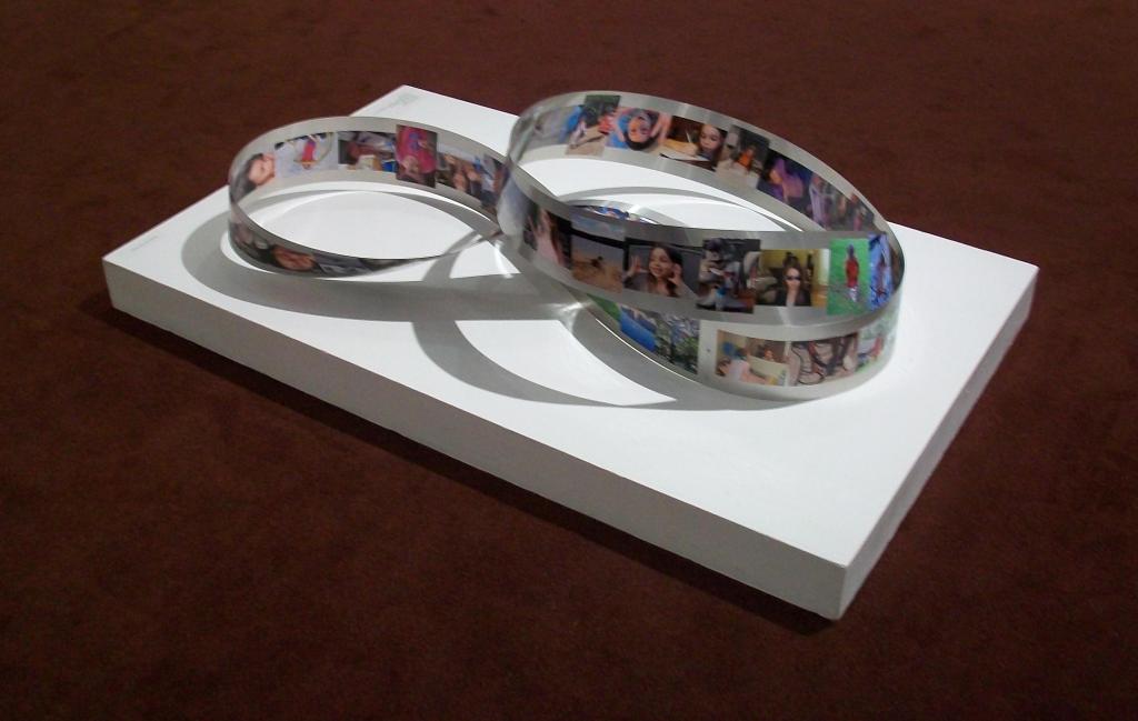 “100 Days” by Mary Pennington, photographs mounted on aluminum, 2009
