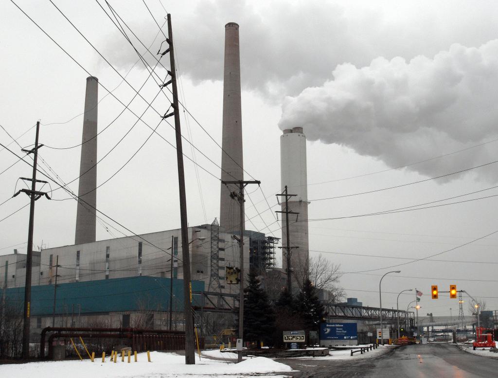 The Monroe Power Plant in Monroe, Mich., consists of four generating units built in the early 1970s. The plant is a large source of emissions of carbon dioxide, a heat-trapping gas that accumulates in the atmosphere.