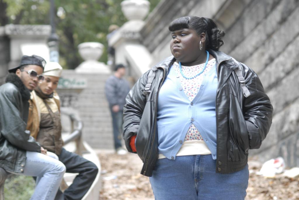 Gabourey Sidibe in a scene from "Precious." The film is nominated for an Oscar for best picture.