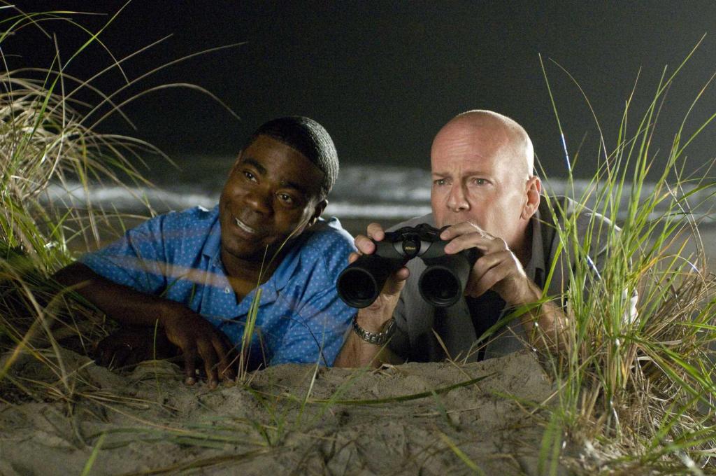 Tracy Morgan and Bruce Willis buddy up in “Cop Out.”