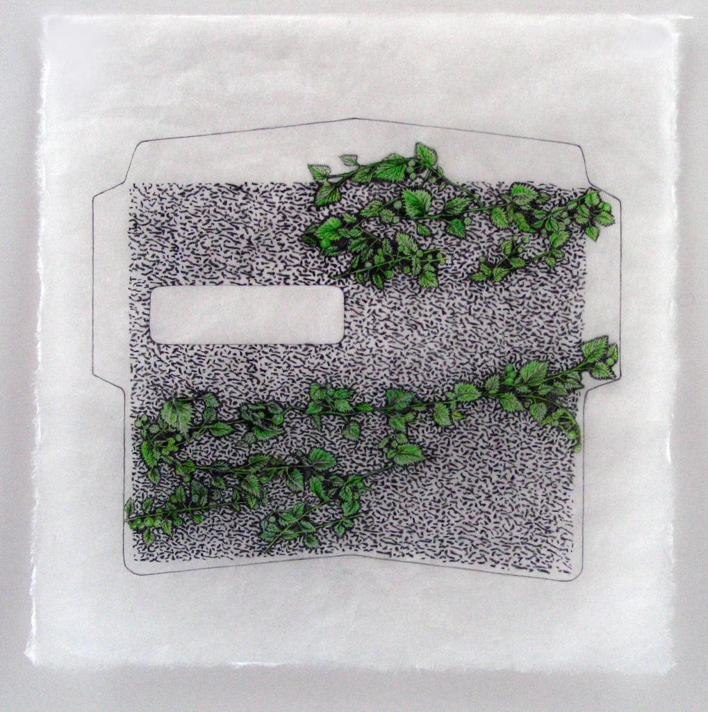 “Security Pattern with Nettles” by Judith Allen-Efstathiou