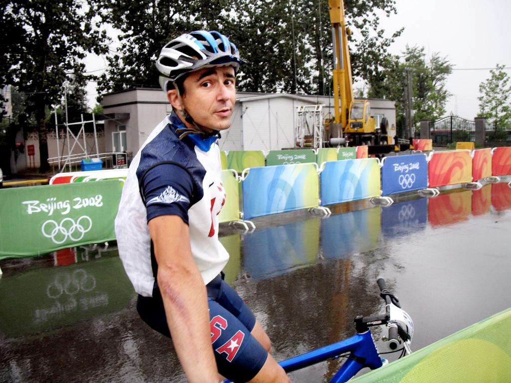 Adam Craig may have made it to the Olympics with deft mountain biking, but he suffered a serious knee injury when he slipped on ice. He will miss half of the World Cup season.