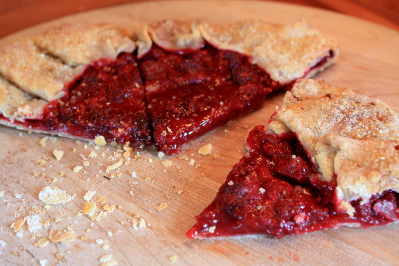 A raspberry galette would be a good use of fruit frozen last summer that may be hiding in a corner of the freezer.
