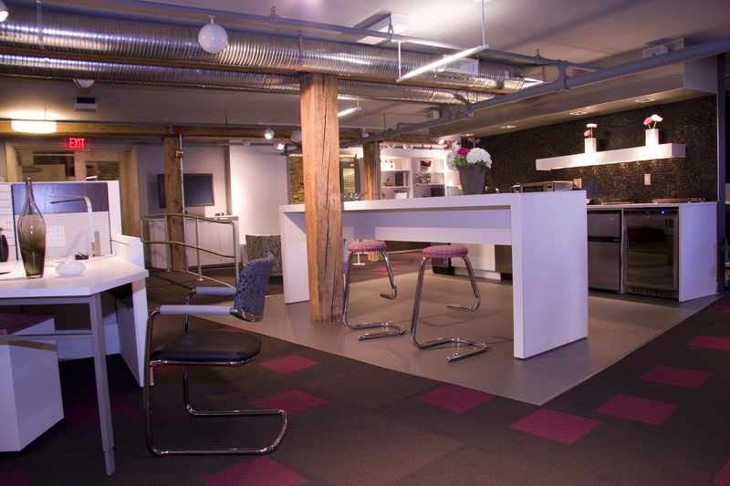 Environments at Work now occupies an expanded office and furniture showroom in Portland.