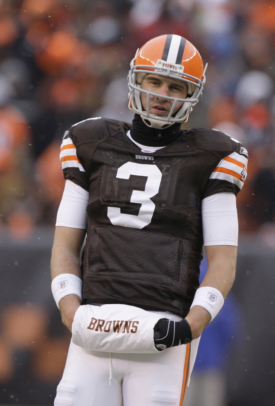Derek Anderson was released Tuesday by the Cleveland Browns, one day after they acquired backup quarterback Seneca Wallace.