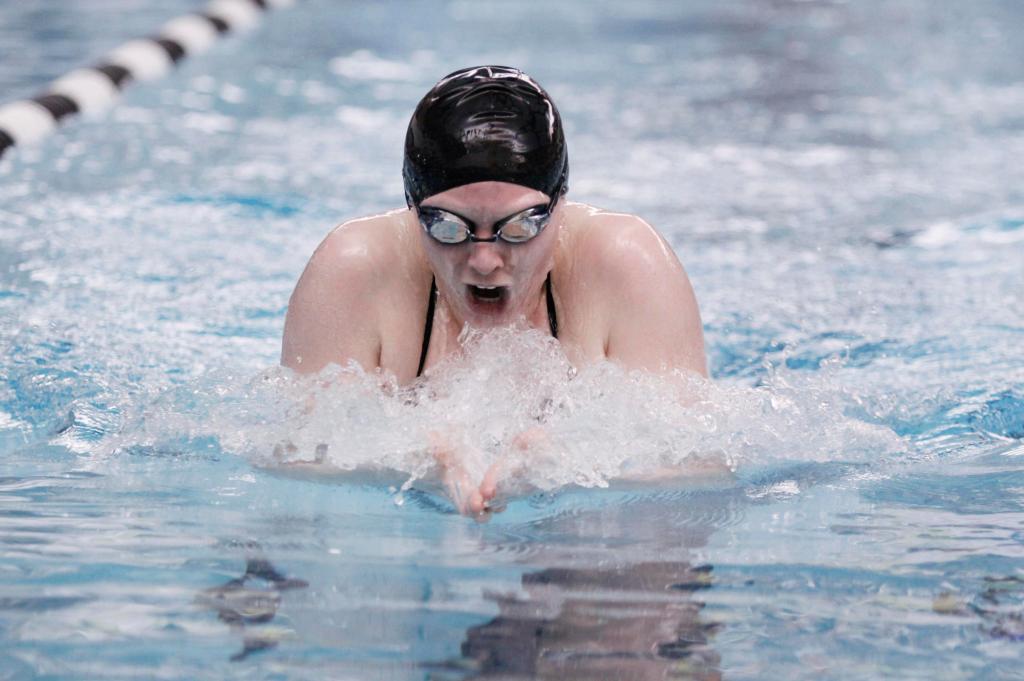 Jenni Roberts of Sanford broke state records this season in four events – the 100-yard butterfly, 200 individual medley, 100 freestyle and 100 backstroke.