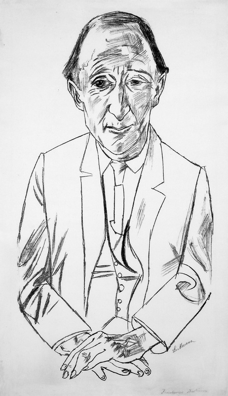 "Portrait of Frederick Delius," lithograph