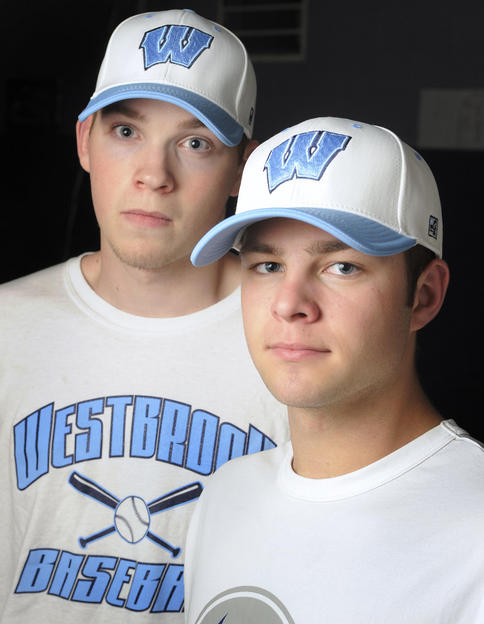 Sean Murphy, left, and Scott Heath already have proven their talent for Westbrook, and now will seek to help the Blazes do something they haven’t achieved in nearly 60 years – win a state title.