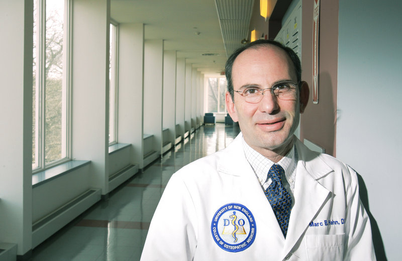 Dr. Marc Hahn, D.O., is dean of the University of New England’s College of Osteopathic Medicine.