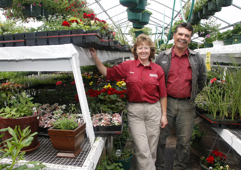 Claudia and Peter Risbara of Risbara’s in Portland have a number of events planned for Saturday. About 30 garden centers around Maine will be participating in Maine Greenhouse and Nursery Day with special events, deals and more.