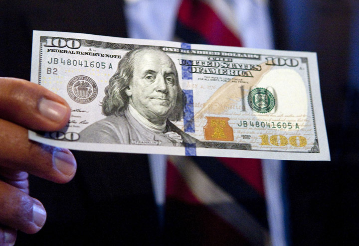 Complete with advanced technology to combat counterfeiting, the new design for the $100 bill retains the traditional look of U.S. currency. $100 BILL U.S. CURRENCY TREASURY COUNTERFEITING