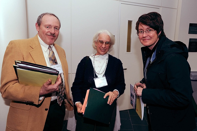 From left: Roger Brainerd, Judith Jones, Gabrielle Rigaud.