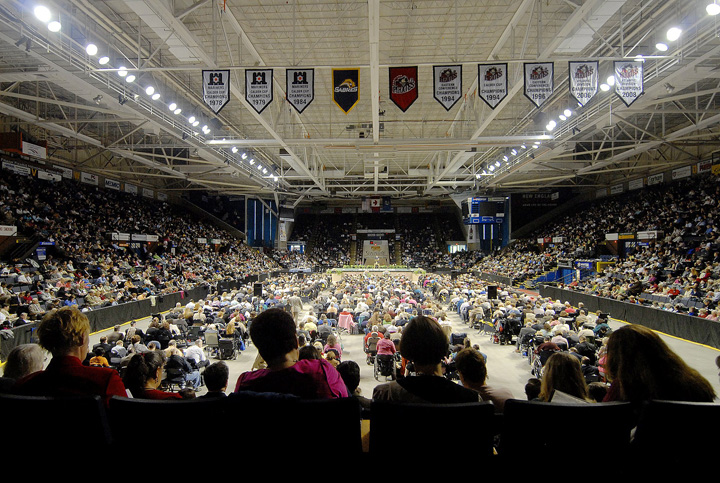 The Jehovah' s Witnesses held their annual convention at the Cumberland County Civic Center in Portland last May with over 4,000 in attendance. The civic center is considered Maine's premier venue and it serves a reliable market, but its "back-of-house" facilities need to be brought up to modern standards for more elaborate events and productions, a consultant says.