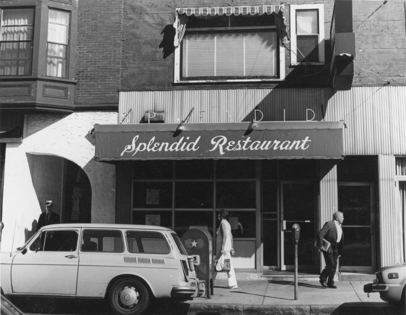 “Seeing Portland” focuses on the work of photographers from the 1970s and early ’80s, including “Splendid Restaurant, Congress Street, Portland, 8/20/76” by Todd Webb. The show opens Saturday at Zero Station in Portland.
