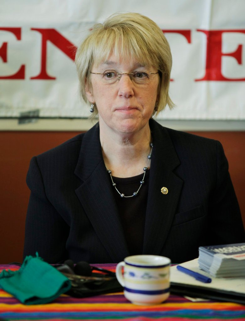 Sen. Patty Murray takes part in a roundtable discussion in Seattle on Tuesday. Earlier in the day, a man was charged with threatening a public official in connection with threats left on Murray’s office voicemail.