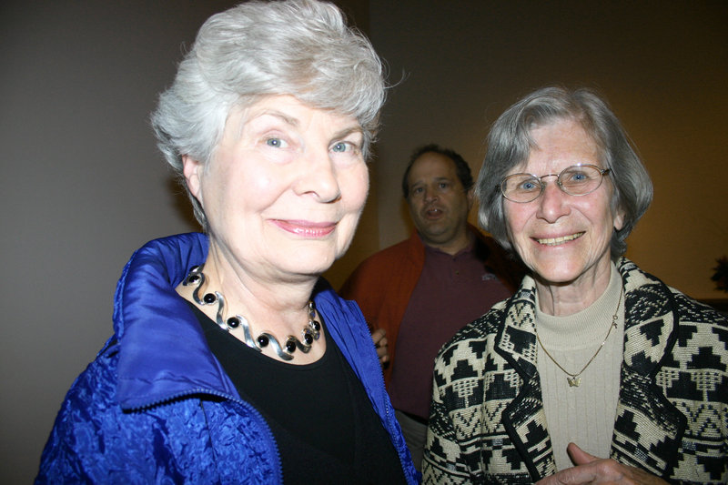 Katharine Watson, the museum’s former director, and Virginia Derr
