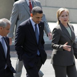 Barack Obama, Hillary Rodham Clinton, Rahm Emanuel