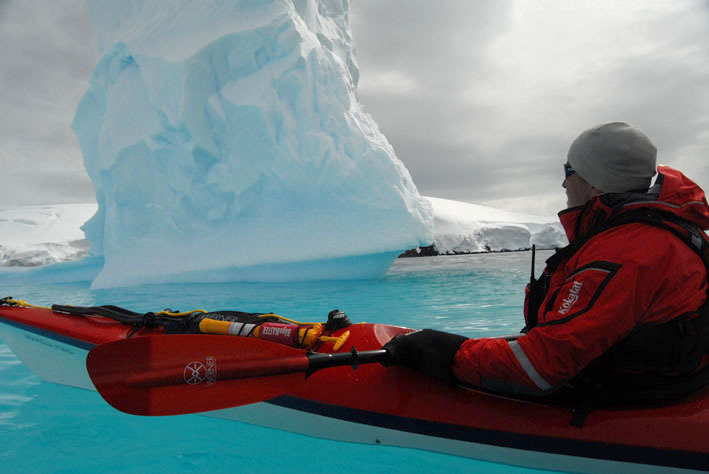 Selections from “Terra Antarctica,” documenting a six-week exploration of the Antarctic Peninsula by sea kayak, are part of the Paddler’s Film Festival lineup.