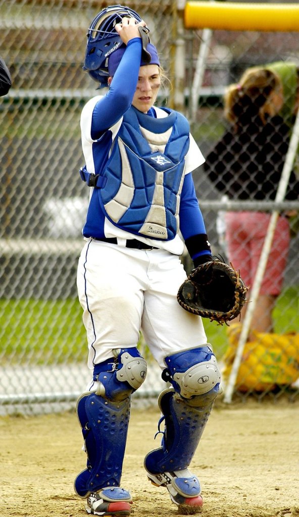 2009 Press Herald file Janelle Bouchard, an all-state catcher as a freshman last season, returns to lead a young Kennebunk team.
