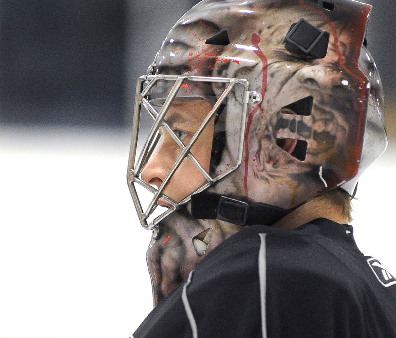 Beau Erickson, who joined the Pirates last week to provide depth with starting goalie Jhonas Enroth still sidelined with an injury, has played in 27 games with three pro teams this season. "His work ethic is very high," said Pirates Coach Kevin Dineen.