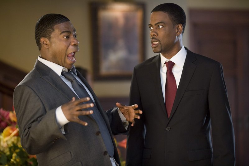 Tracy Morgan and Chris Rock in a scene from the new comedy “Death at a Funeral.”