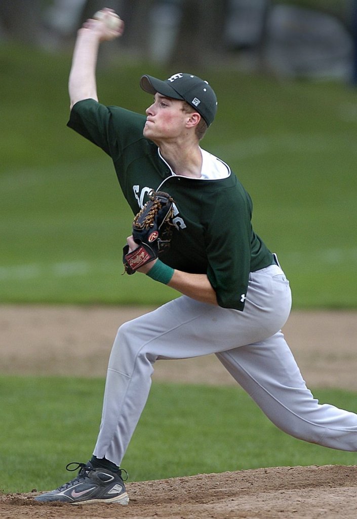 Lincoln Sanborn, who will head to St. John's University after his senior season at Bonny Eagle, struck out 51 in 49 innings last season and batted .327. He also plays shortstop.