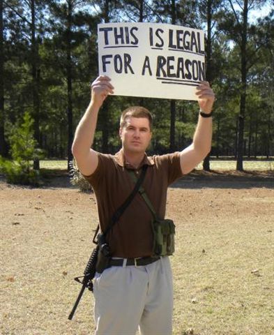 Daniel Almond is among the armed, self-proclaimed patriots who intend to make history as the first people to take their guns to a demonstration in a national park today.