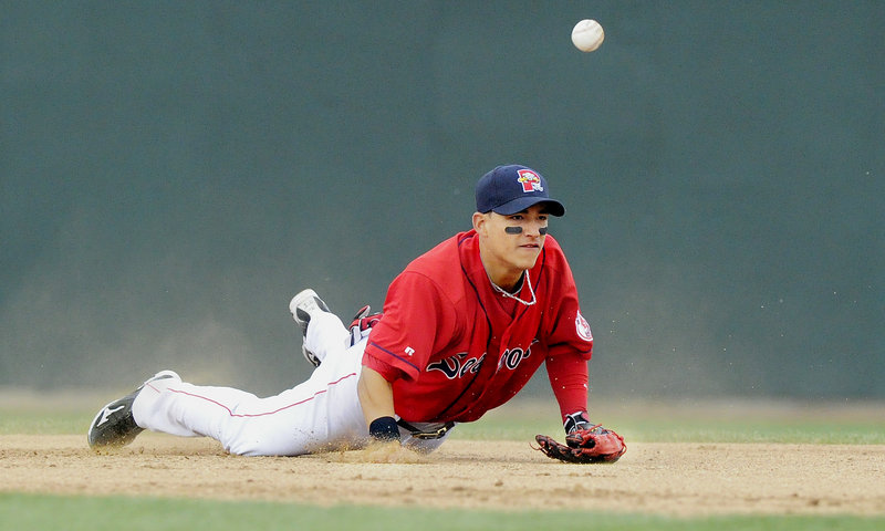 Jose Iglesias was billed as an outstanding defensive shortstop when he was signed by the Red Sox, and Sea Dogs fans are getting a chance to see why.