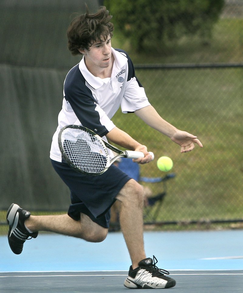 Ben Robinson will be playing No. 1 singles this season for a Yarmouth team seeking to retain its Class B state championship.