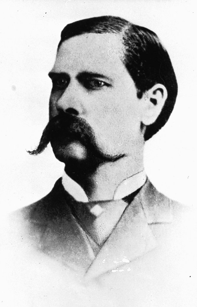 Wyatt Earp in a portrait made after the gunfight at the OK Corral in Tombstone, Ariz., in 1881.
