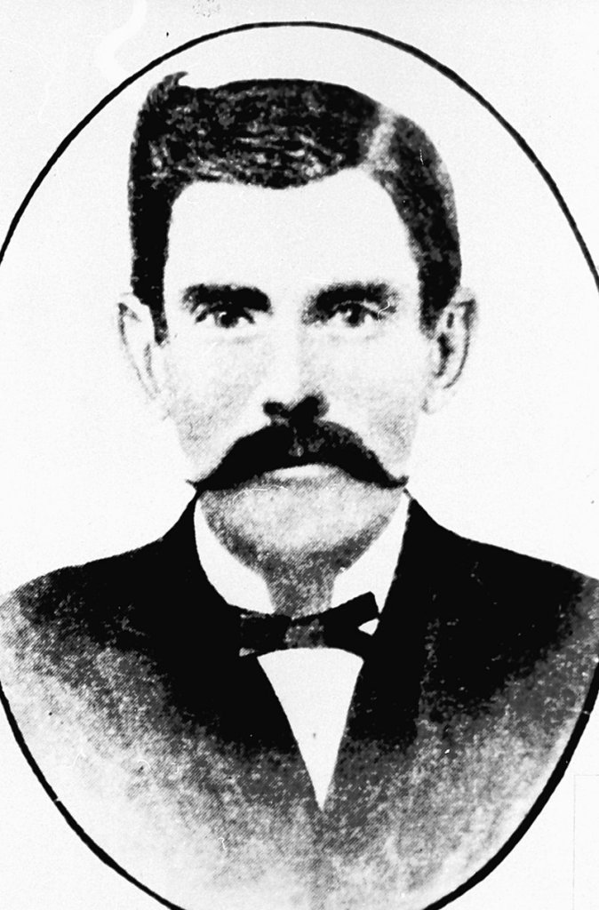Doc Holliday in a portrait made after the gunfight at the OK Corral.