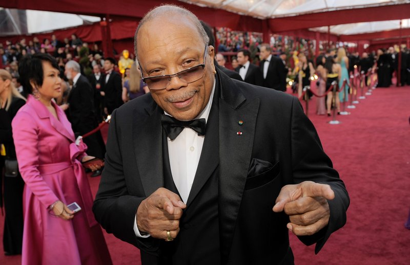 Composer and record producer Quincy Jones attributes his success in the music industry to maintaining an open mind.