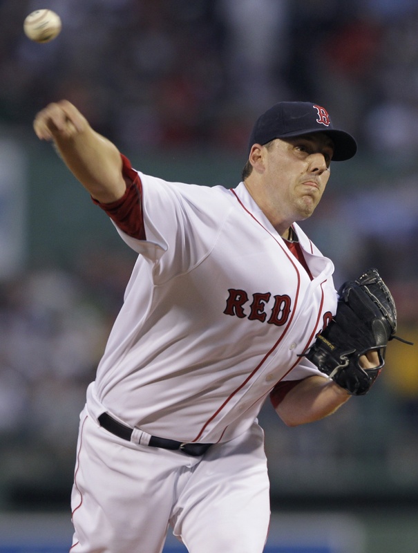 John Lackey left a good first impression in his debut with the Red Sox, allowing three hits in six innings. He left with a 1-0 lead, but Boston’s bullpen couldn’t hold it.