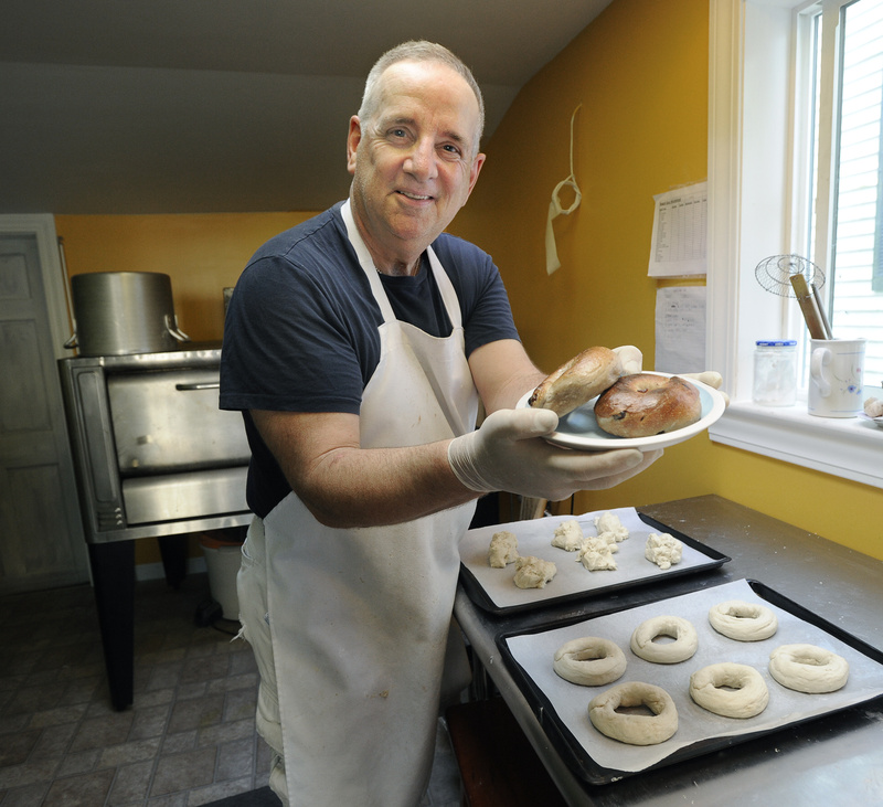 Dennis Yesse runs BagelGuy from his home in South Portland. He delivers made-to-order bagels to customers’ homes and sells them to a few cafes in Portland. He developed his recipe to suit his New Jersey-influenced taste.