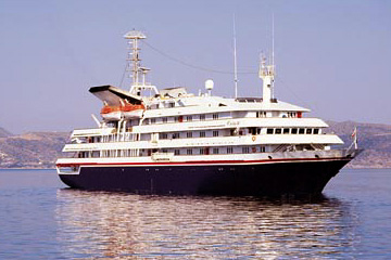 The 100-passenger Clelia II is scheduled to arrive in Portland at 1 p.m. on Monday.