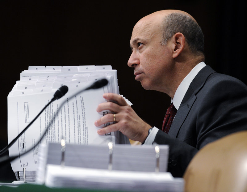 Goldman Sachs CEO Lloyd Blankfein, already facing civil fraud charges over mortgage securities deals Goldman arranged, now faces a criminal investigation into his firm’s actions.