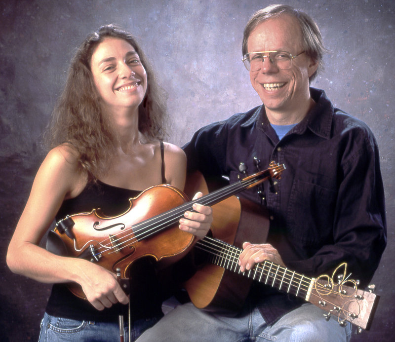 Musicians Eden MacAdam-Somer and Larry Unger, who make up the duo Notorious, will perform at 7 p.m. on Thursday at the Camden Library Coffeehouse.