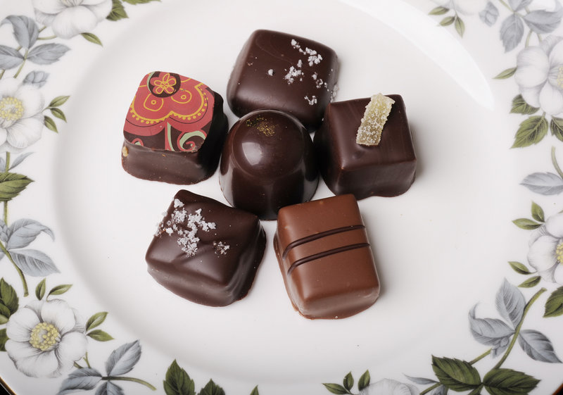 There’s always chocolate. Black Dinah Chocolatiers’ decadent sweets are being sold at LeRoux Kitchen in Portland.
