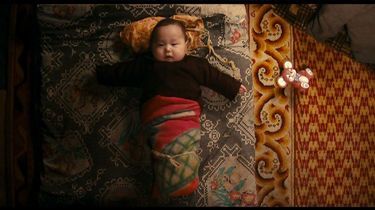Bayarjargal, who lives in Mongolia with his family, in "Babies."