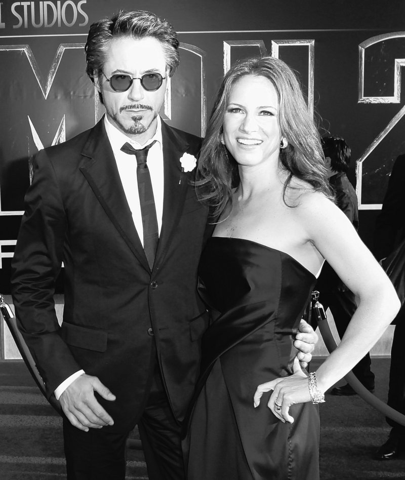 Actor Robert Downey Jr. and executive producer Susan Downey arrive for the world premiere of “Iron Man 2” at El Capitan Theatre in Los Angeles on April 26. The sequel easily surpassed the box-office opening of the original in 2008.