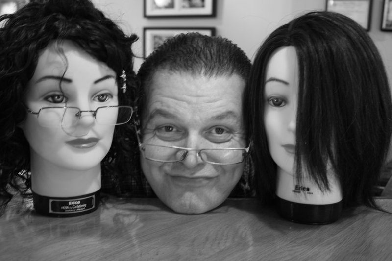 Robert Towle clearly had a vibrant sense of humor, as evidenced in this photo at Amore Styles in Portland. He was gifted in the art of hair styling, and truly enjoyed that his styling skills helped women to feel “fabulous” about themselves, his family said.