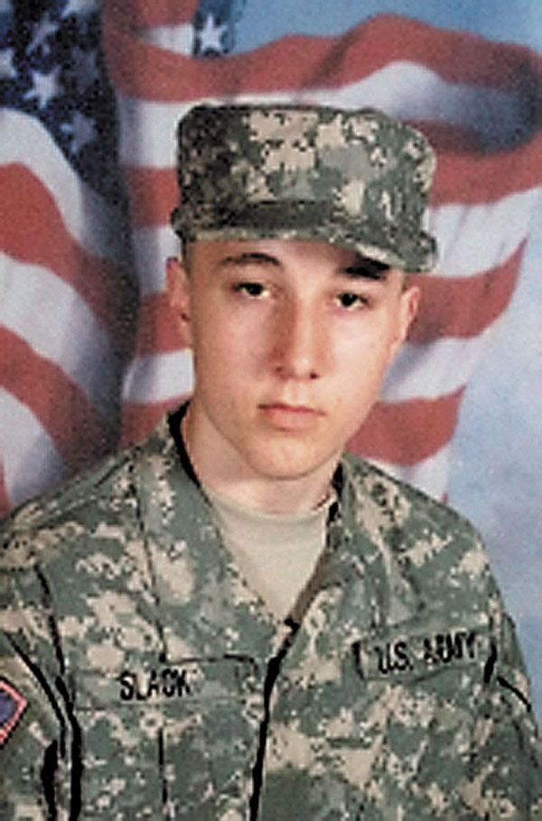Army Spc. Wade Slack, 21, died May 6 of wounds suffered from indirect fire in Jaghatu, Afghanistan.