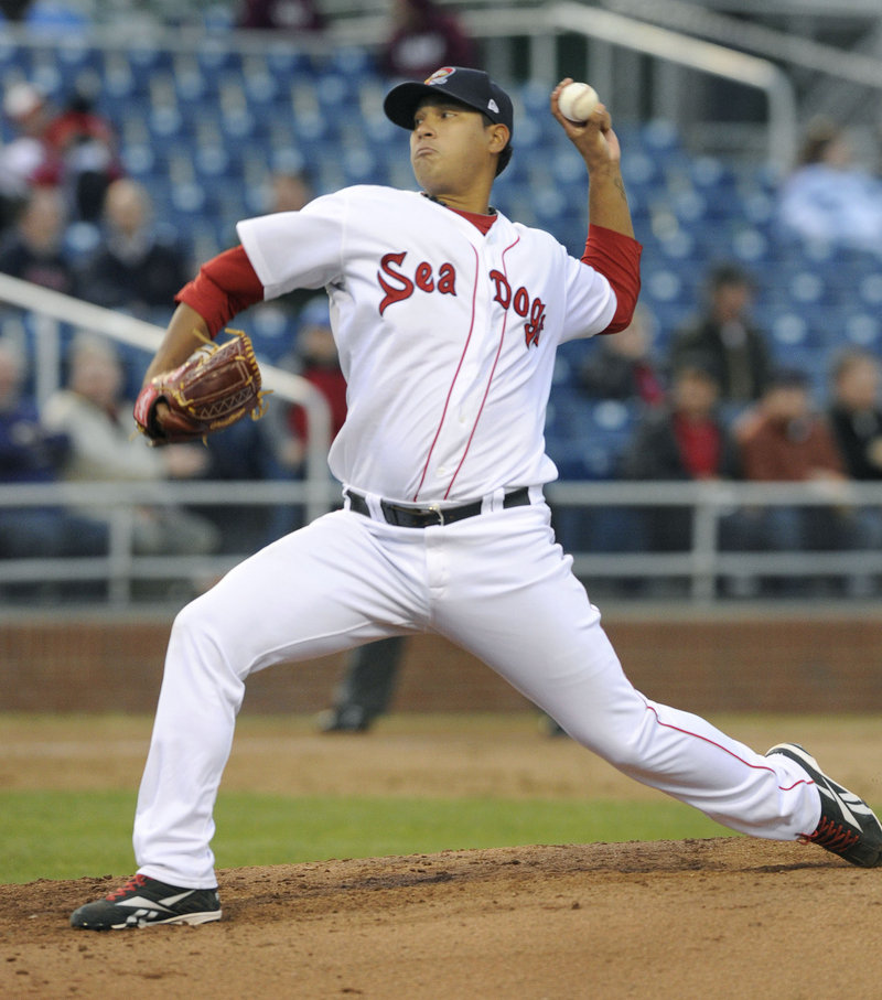 Felix Doubront gave the Sea Dogs an effective start Wednesday night, allowing one run in six innings to beat the Mets.