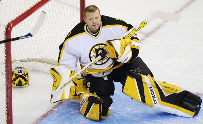 Tim Thomas, goalie for the Boston Bruins, believes his hockey camps provide the quality instruction youngsters need to become proficient in the sport.
