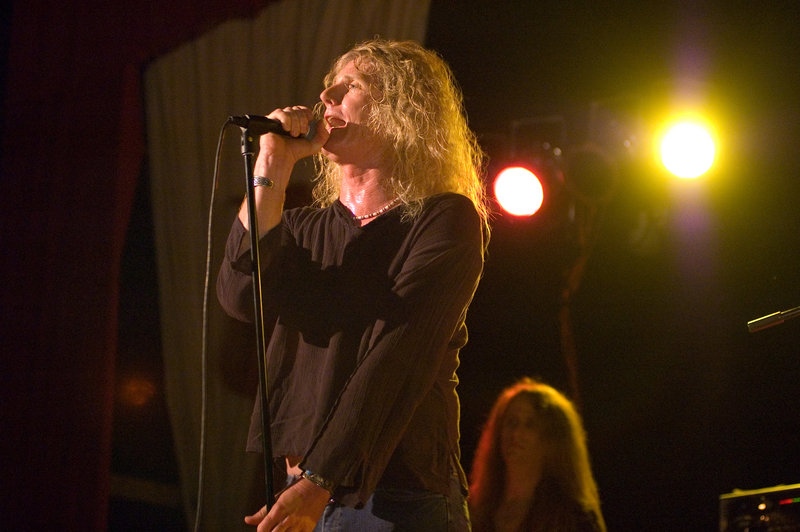 Matt Jernigan portrays Robert Plant in the Led Zeppelin tribute band Zoso, which is playing in Portland tonight.