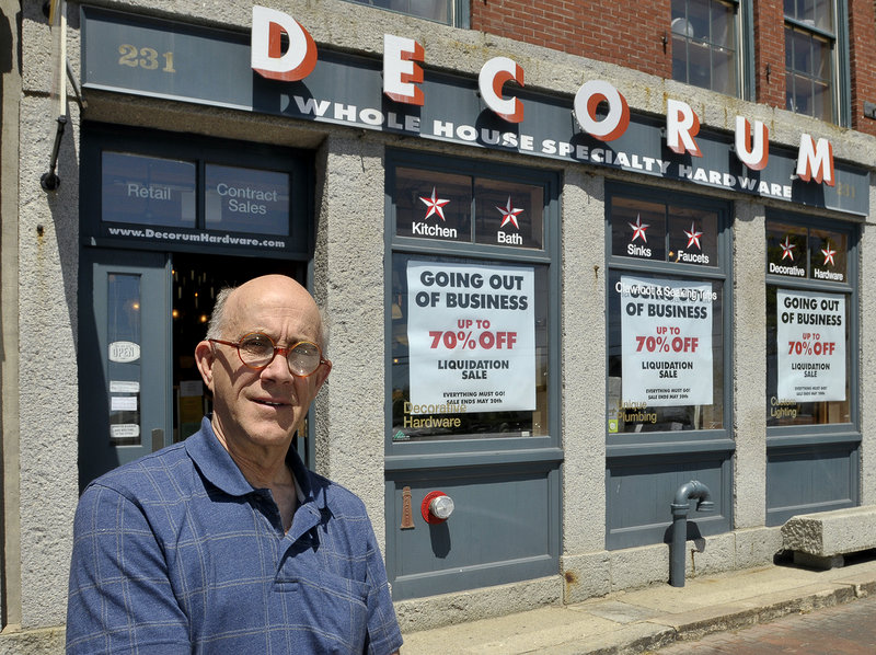 “We’re seeing things turn around, but it’s not enough,” says Nick Harding, the owner of Decorum.