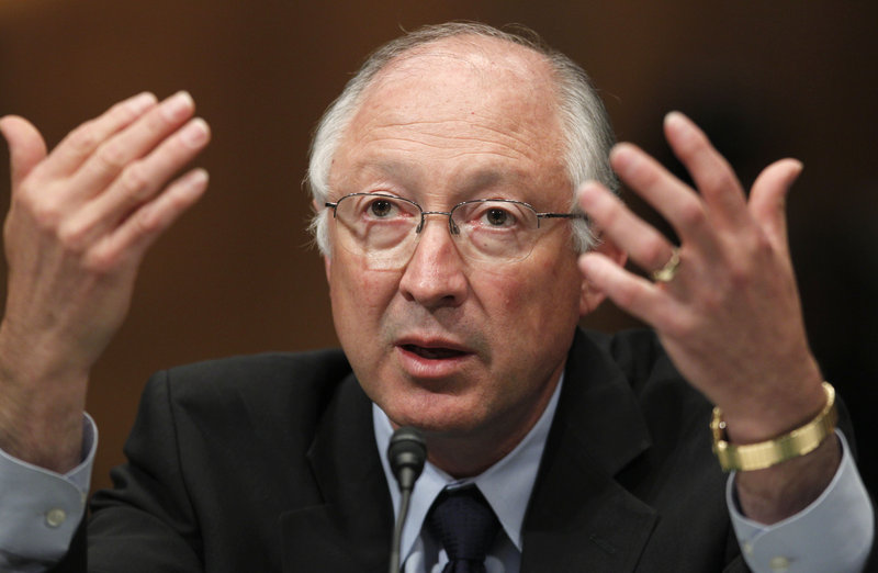 Interior Secretary Ken Salazar testifies Tuesday on Capitol Hill in Washington. “We need to clean up that house,” Salazar said of the Minerals Management Service.